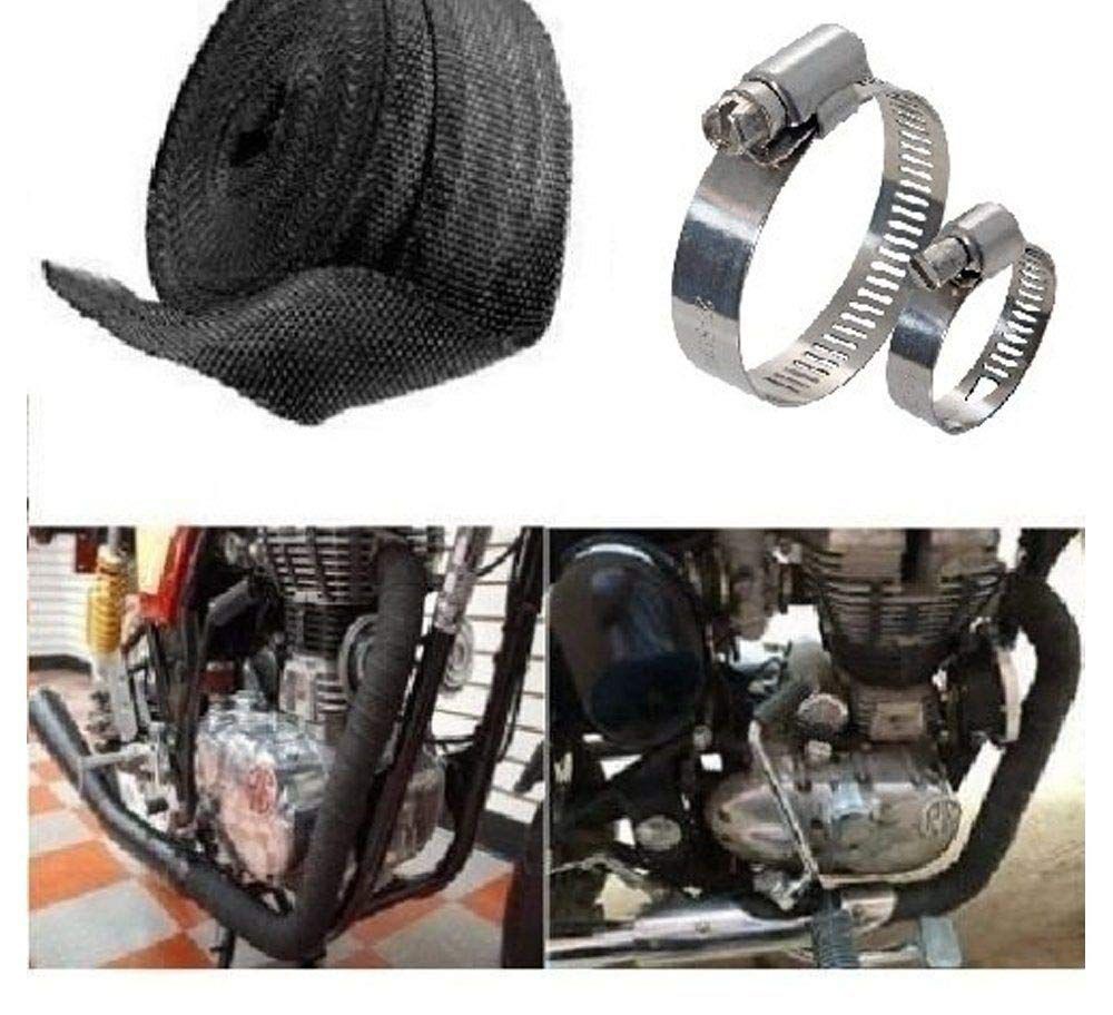 silencer-wrap-with-clamp-bike-exhaust-heat-shield-for-royal-enfield-bullet-3meter-grey
