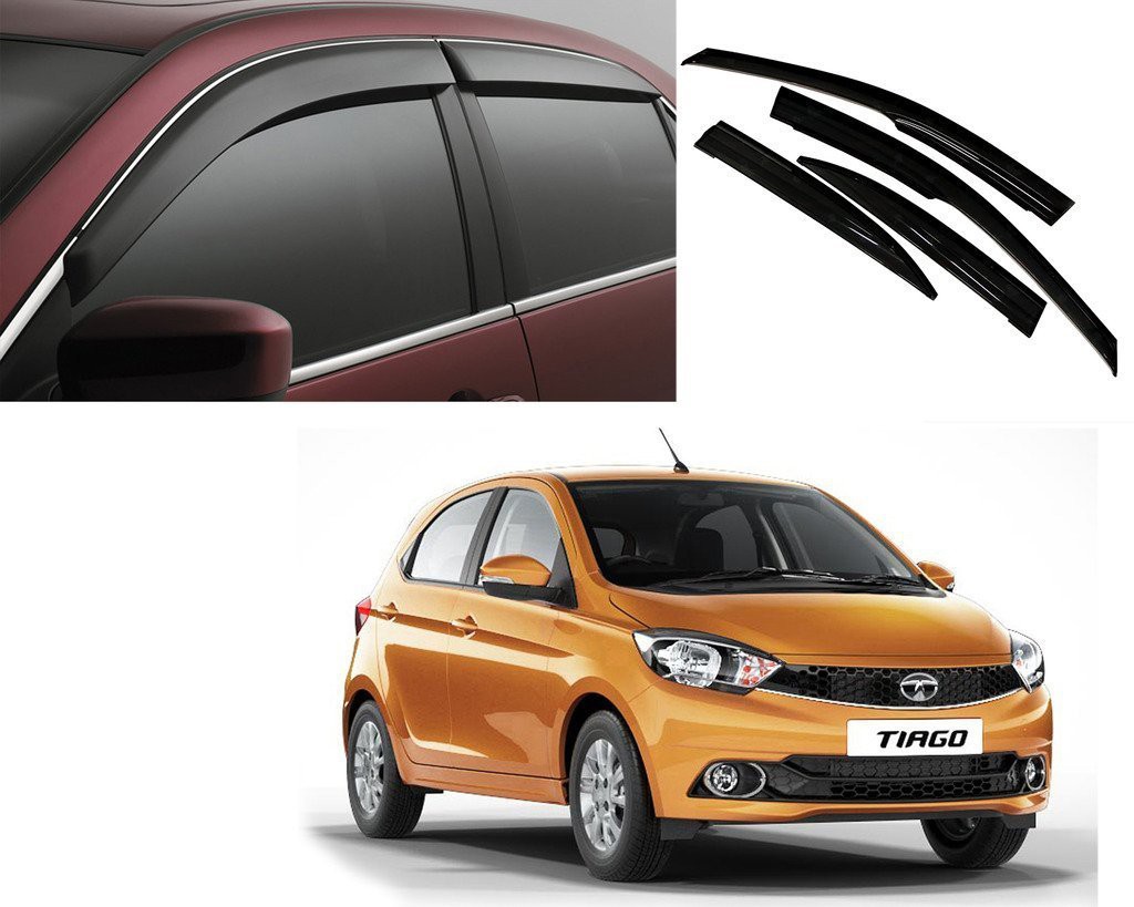 tata tiago door visor with chrome