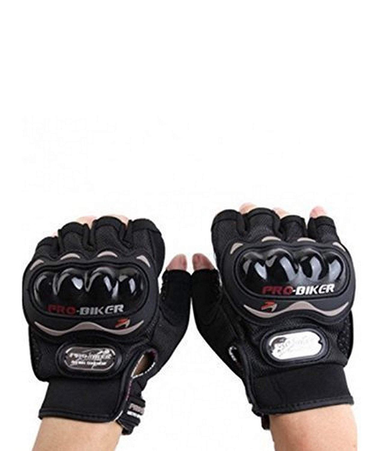 probiker-leather-half-finger-motorcycle-gloves-black