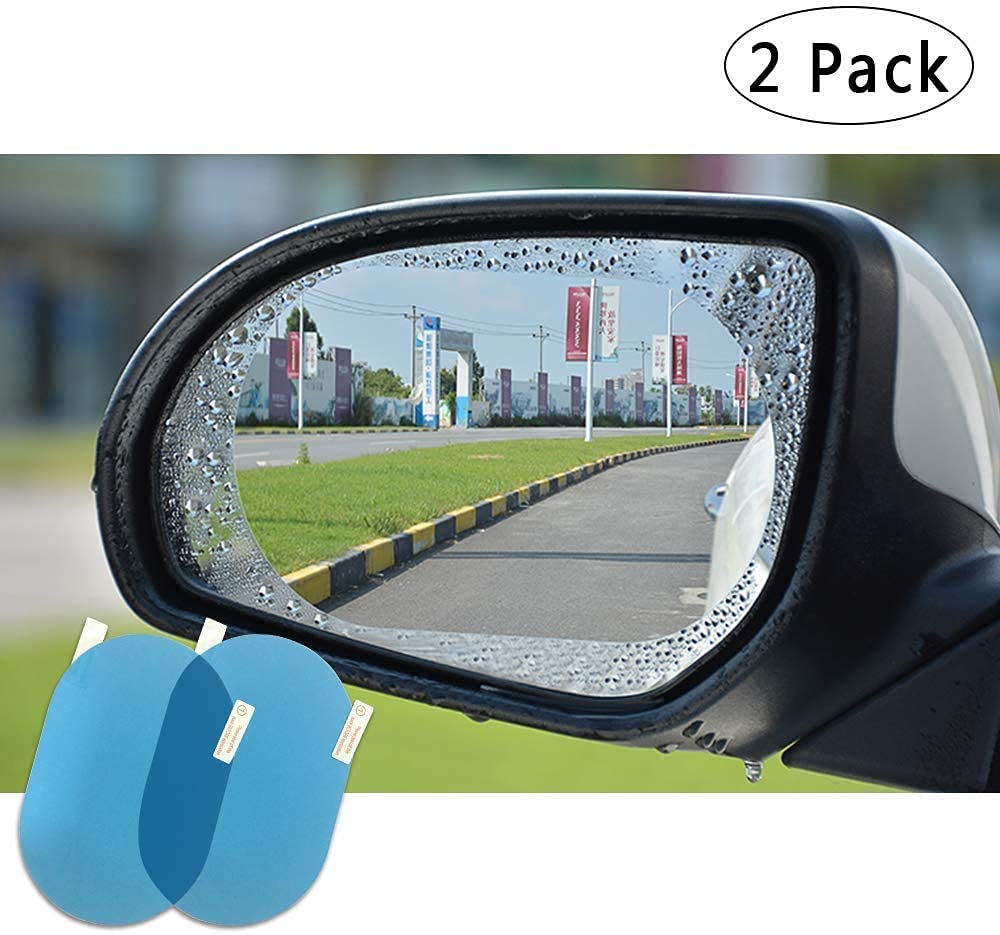 oval-universal-car-accessories-waterproof-anti-fog-film-rainproof-anti-water-film-rear-view-mirror-film-rearview-mirror-side-window-protective-for-all-automobile-and-vehicle-set-of-2