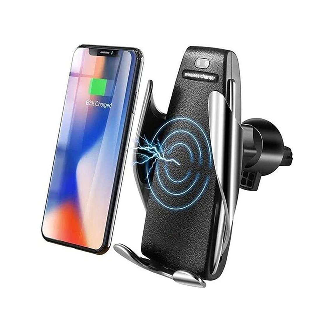 Ohyoulive Smart Sensor Wireless Car Charger Mount Automatic Clamping 10W Fast Charging Holder 