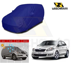 woschmann-blue-weatherproof-car-body-cover-for-outdoor-indoor-protect-from-rain-snow-uv-rays-sun-g5-with-mirror-pocket-compatible-with-skoda-rapid
