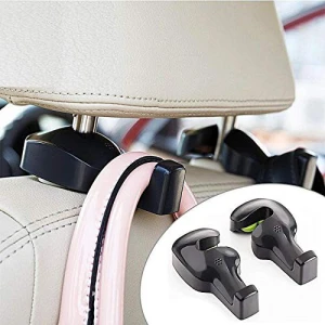 universal-car-back-seat-headrest-hook-hanging-holder-for-purse-bags-polybags-handbags-groceries-pack-of-2-black