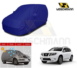 woschmann-blue-weatherproof-car-body-cover-for-outdoor-indoor-protect-from-rain-snow-uv-rays-sun-g9-with-mirror-pocket-compatible-with-nissan-terrano