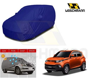 woschmann-blue-weatherproof-car-body-cover-for-outdoor-indoor-protect-from-rain-snow-uv-rays-sun-g11-with-mirror-pocket-compatible-with-mahindra-kuv100