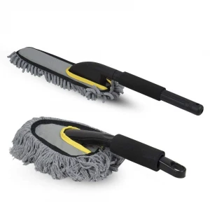 Auto Microfiber Car Duster Brush Cleaning Dust Brush Car Care Polishing Towel TD 