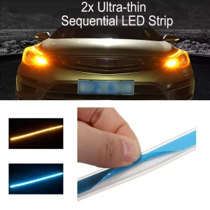 car-universal-daytime-running-silicone-drl-light-strip-for-vehicle-headlight-with-white-yellow-color-turn-signal