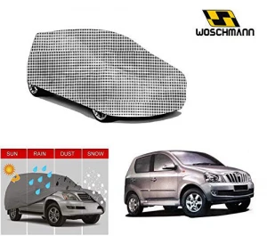 woschmann-checks-weatherproof-car-body-cover-for-outdoor-indoor-protect-from-rain-snow-uv-rays-sun-g9-with-mirror-pocket-compatible-with-mahindra-quanto