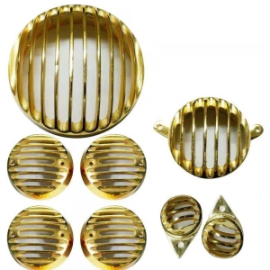 heavy-grill-setcombo-for-royal-enfield-motorcycles-headlight-tail-indicator-parking-light-golden