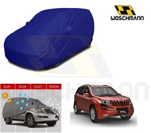 woschmann-blue-weatherproof-car-body-cover-for-outdoor-indoor-protect-from-rain-snow-uv-rays-sun-g7-with-mirror-pocket-compatible-with-mahindra-xuv500
