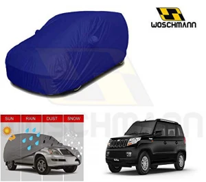 woschmann-blue-weatherproof-car-body-cover-for-outdoor-indoor-protect-from-rain-snow-uv-rays-sun-g7-with-mirror-pocket-compatible-with-mahindra-tuv300