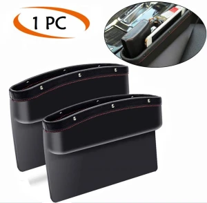 car-seat-pockets-side-organizer-pu-leather-car-console-seat-gap-filler-catch-caddy-92x65x21-inch-black-1-piece