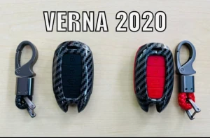 black-carbon-fiber-key-cover-for-hyundai-verna-2020