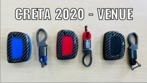 black-carbon-fiber-silicon-car-key-cover-for-hyundai-creta-verna-2020