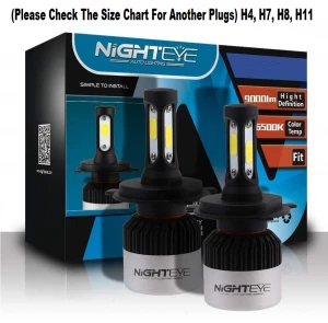nighteye-ultrawhite-led-headlight-bulbs-36w-4500lm-6500k-3-year-warranty-for-all-types-of-cars-and-motorbikes