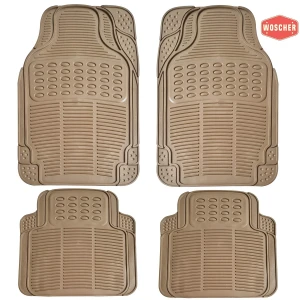 woscher-7904-felxtough-all-season-rubber-floor-car-mat-for-car-suv-universal-self-cut-to-perfectly-fit-beige