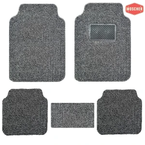 woscher-6280-anti-slip-curly-grass-car-mat-universal-for-all-cars-set-of-5-grey-black