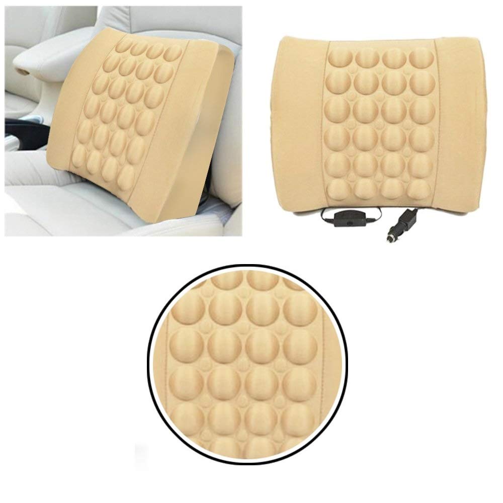 Car Seat Vibrating Cushion Massager Back rest for Car Make My Gaadi