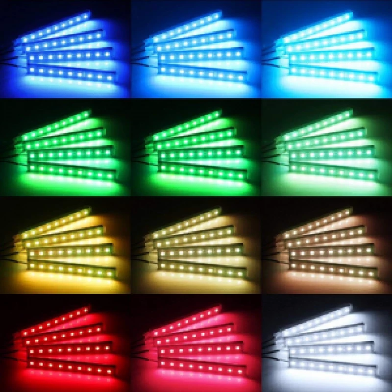 Interior Car LED Strip Lights LEDCARE 9 in 1 India  Ubuy